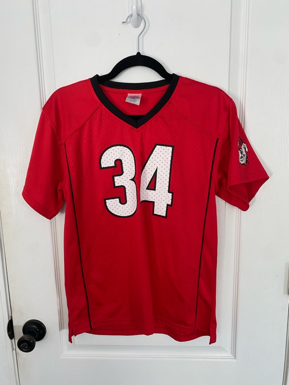 Rivalry Threads UGA Bulldogs Football Jersey with Number 34